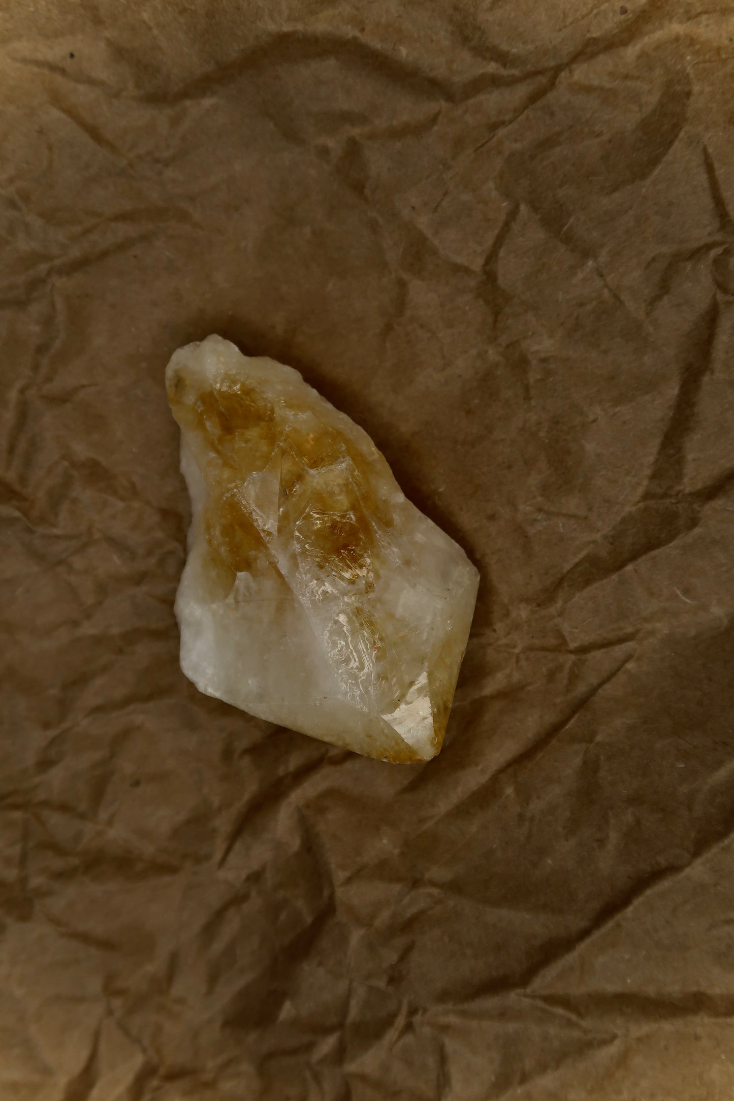 Citrine Flame Point Crystal