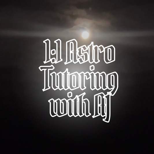 1:1 Astrology Tutoring